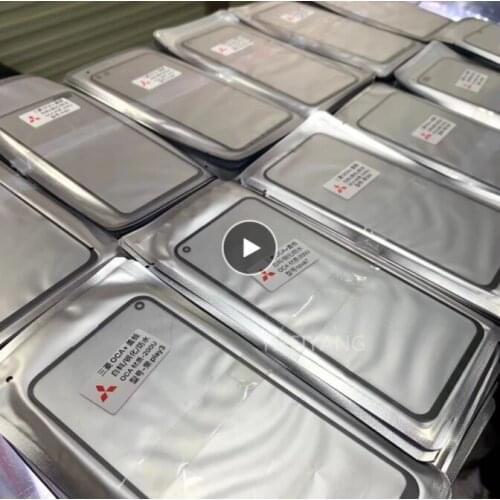 50pcs Original outer glass with oca For Samsung Galaxy J8 2018 J810 J810F SM-J810F/DS J810G LCD Front Outer Glass Laminate OCA