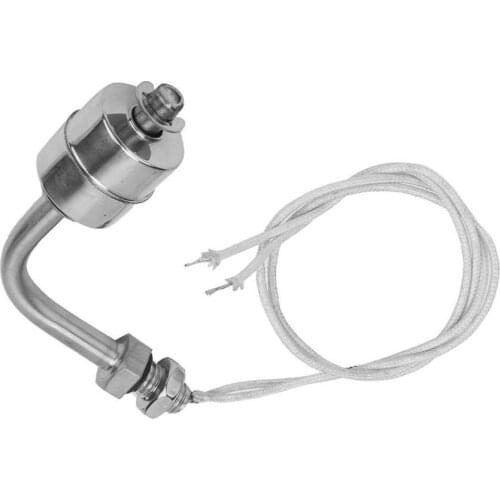 Float Switch Tank Pool Flow Sensors Stainless Steel Float Switch Tank Liquid Water Level Sensor L type for Pool Can 75mm