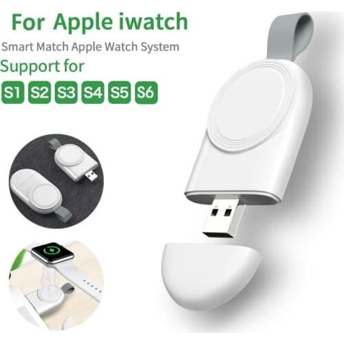 Portable Wireless Charger For Apple 6 5 4 3 2 1 iwatch Series Watch Charger USB Charging Dock Station Chargeur For Apple Watch