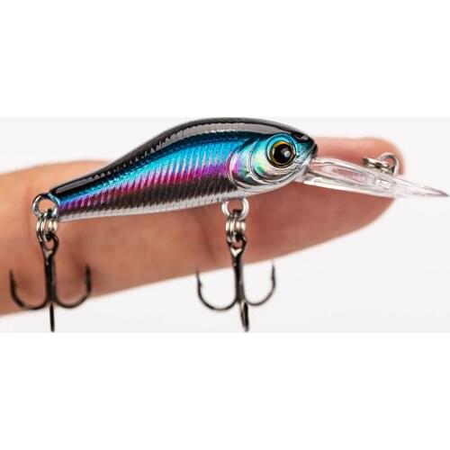 1PCS Ultra Light Fishing Lure 2.4g 35mm deep 1-1.5m mini Minnow Hard Bait For Perch Trout Bass