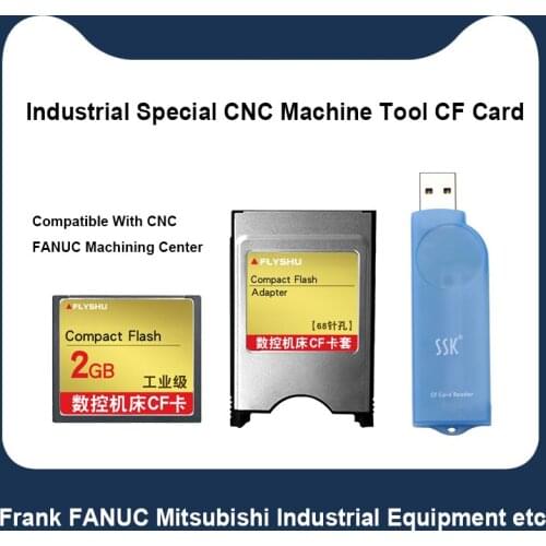 Industrial Grade CNC Machine Tool CF Card 128MB 256MB 512MB 1GB 2GBfor CNC IPC Numerical Control Machine Pcmcia Card Holder