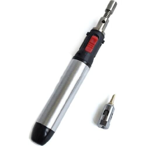 Pen-shaped Gas Soldering Iron HT-1937 Iron Light and Practical with Switch Gas Soldering Pen