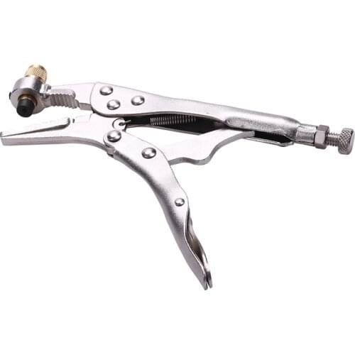 Air Conditioner Refrigerant Recovery Refrigeration Tube Steel Locking Plier Hand Tool