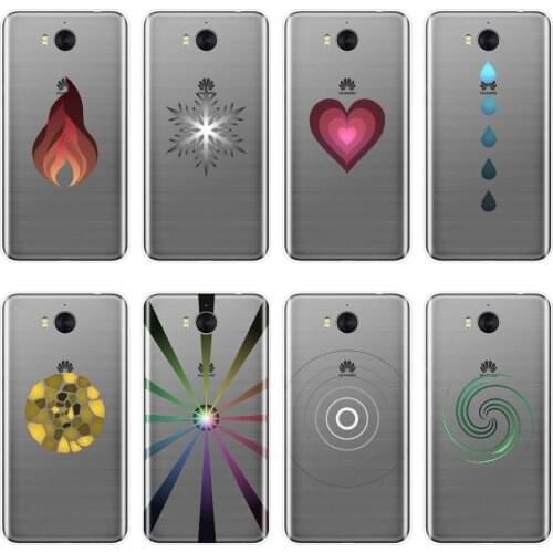 For Huawei Y5 Y6 Y7 Prime 2017 2018 Y9 2019 Lite Phone Case Silicone Heart Flame Back Cover For Huawei Y3 Y5 Y6 II Y7 Pro Case