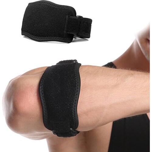 Sports Basketball Elbow Support Pad Badminton Tennis Adjustable Elastic Elbow Brace Sleeve Sponge Protector Pain Relief