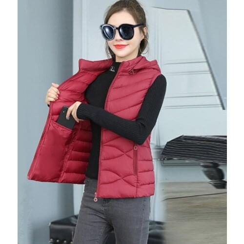 Женские пуховые жилеты VBNFGH China At AliExpress