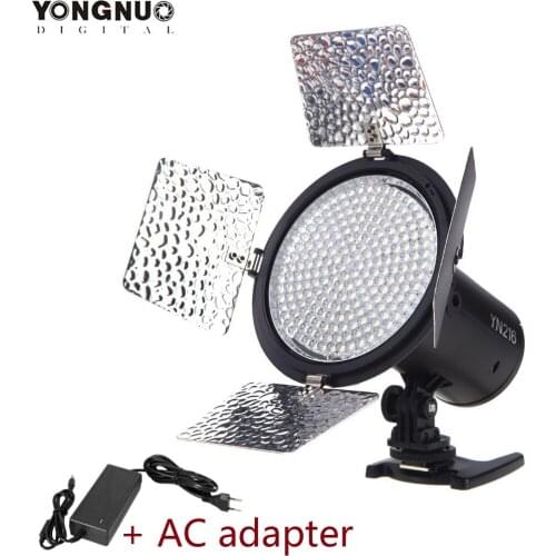 Yongnuo YN216 5500K/3200-5500K Bi-color LED Video Fill Light Lighting with 4 Color Filters YN-216 for DV DSLR Camera Canon Nikon
