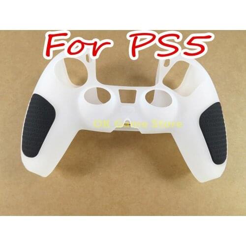 1pc/lot Thickened Two-color Silicone Protective Skin Cover for Sony PlayStation 5 PS5 Controller silicone case for PS5