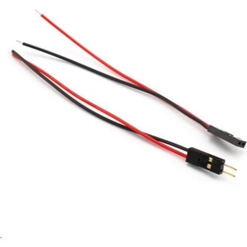 10 Pairs 2PIN Dupont Connector set 2.54mm Male to Female 10CM Length Jumper Connectors Wire 2P Dupont 2 pin Cable 3D Printer LED