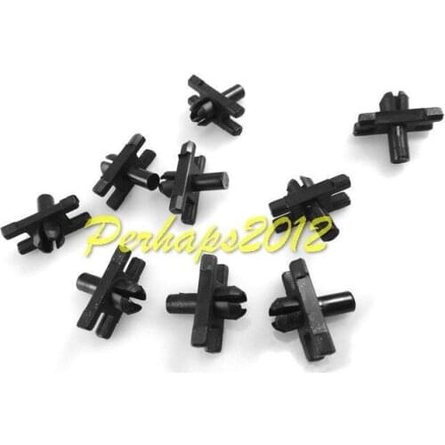 50 Pcs Black Nylon 5113-1-804-205 Body Side Moulding Trim Retainer Clips Cse For Bmw E3 1602 2002tii E21 E3