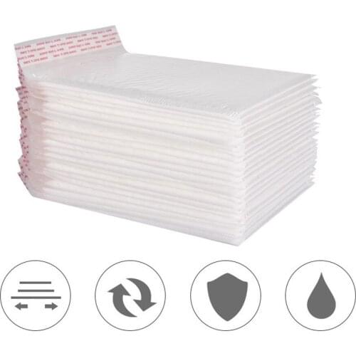 @Self Seal Mailers Padded Shipping Envelopes With Bubble Mailing Bag Shipp Packages Bag 50 Pcs/lot White Foam Envelope Bags