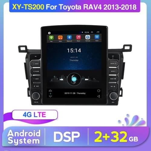 2G+32G Android 9.7" Tesla Screen 4GLTE Car Radio Multimedia Navigation GPS Player for Toyota RAV4 2012 2013 2014-2018 Unit Auto