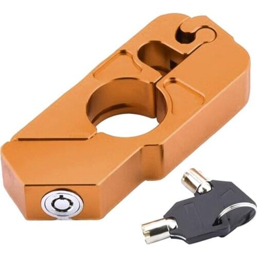 Motorcycle Handlebar Lock Brake Lever Grip Security Safety Anit-Theft Protection Car Styling