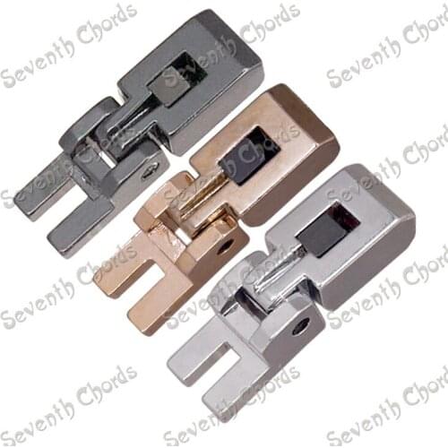 1 Pcs Electric Guitar Tremolo Bridge Locked String Saddles / without Hex Screw - 3 Colors and 3 Height For choose