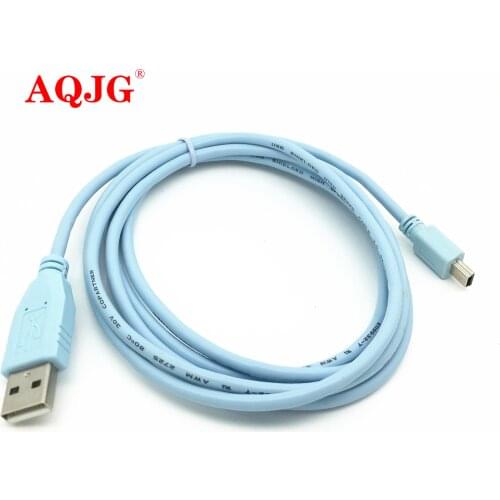 CAB-CONSOLE-USB USB 5p male To mini 5 pin 5pin male Cable 1.8m 6ft For CISCO WS-C3750X 2921 2911 2951 Switchboard Cables