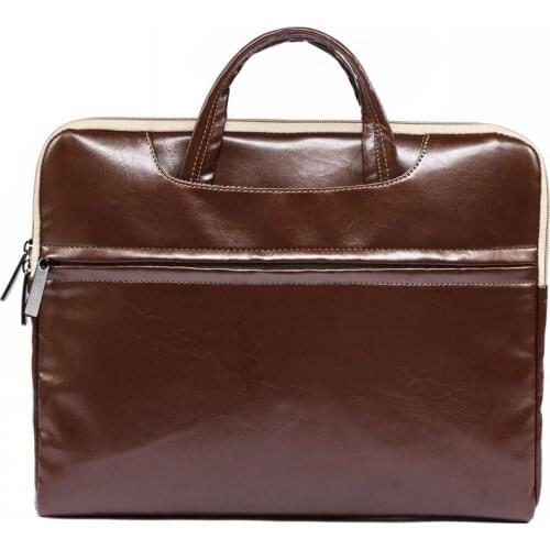 Leather Laptop Bag 11.6 12 13 13.3 15 15.6 inch Tablet Sleeve Handbag For Apple iPad Macbook Lenvov Huawei Samsung Computer Bag