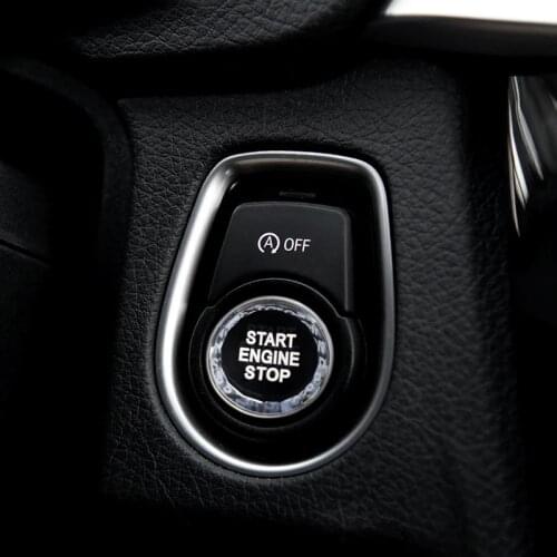 Crystal Style Car Start Stop Engine Switch Button Cover For BMW 1 2 3 4 5 6 7 Series F20 F22 F30 F34 F10 F01 F02 F25 F26 F15 F16