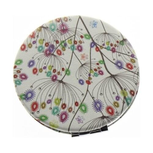 7cm Round Double Sided Stainless Steel Espelho De Mao Espejo De Mano Portable Folding Personalized Hand Mirror