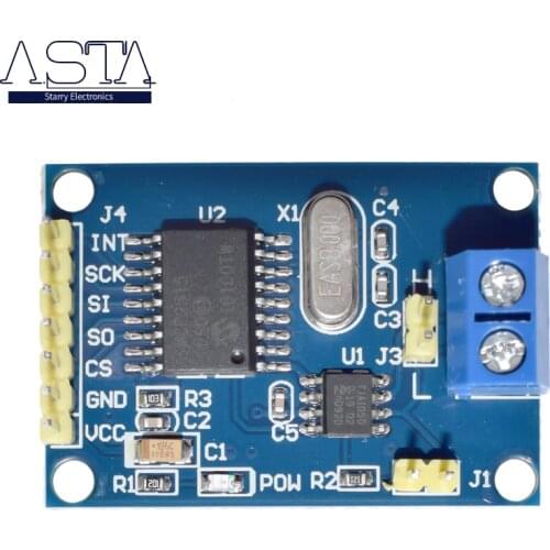 MCP2515 CAN Bus Module TJA1050 receiver SPI For 51 MCU ARM controller