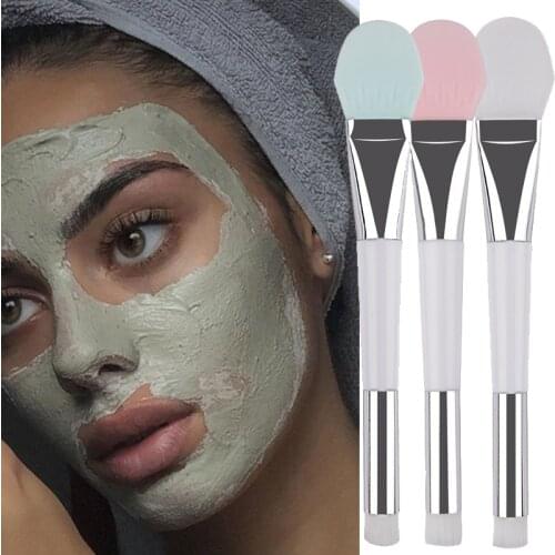 Multifunctional Facial Mask Brus Stirring Facial Skin Care Soft Mixing Silicone Gel Face Mask Brush DIY Cosmetics Beauty Tools