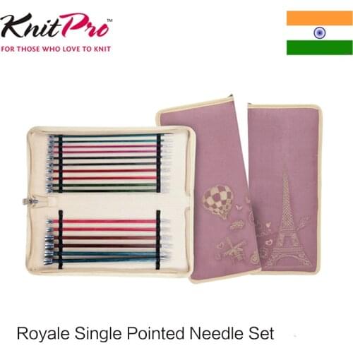 Knitpro Royale Singe Pointed Needle Set