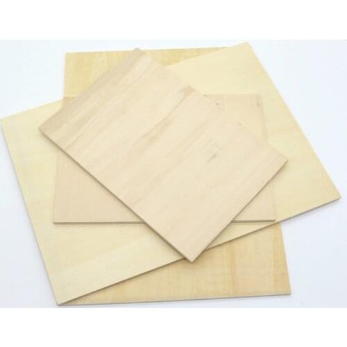 NEW Unfinished Wood Plate Blank Board A3/A5 8K/32K Rectangle Artboard for DIY Painting Crafts Student Sketchpad 45X30cm 22X15cm