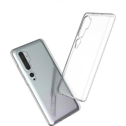 Transparent Silicon Case for Xiaomi Mi Note 10 Note10 for Xiaomi Mi Note 10 Pro 128GB 256GB Nature soft Phone cover Cases