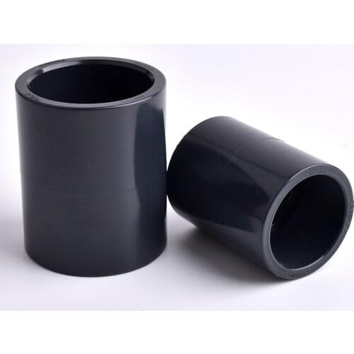 Inner Diameter 20~63mm UPVC Pipe Straight Connector Irrigation System Hydroponics Planting Frame Plastic Socket Connectors