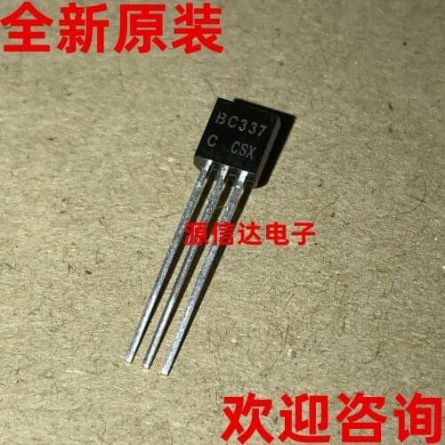 5PCS Real picture shooting of new imported BC337 0.8A 45V TO-92 N-channel low power transistor
