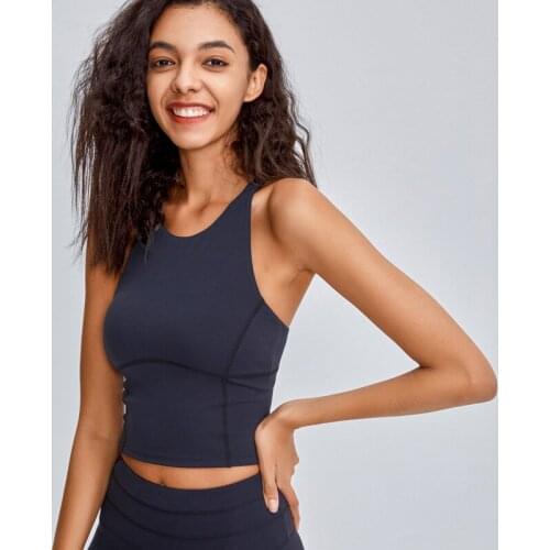 Wide Shoulder Strap Sports Vest Female Back Cross Running Yoga Bra Sexy Crop Top Comfortable Quick-Drying Gym Dance Yoga Vest