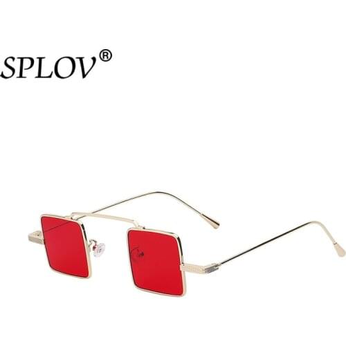 Stylish Small Square Metal Steampunk Sunglasses Men Women Vintage Sun Glasses Street Fashion Shades Oculos De Sol UV400