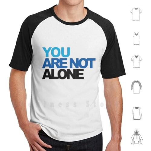 Dear Evan Hansen T Shirt DIY Cotton Big Size S-6xl Dear Evan Hansen You Are Not Alone Blue Theatre Shows Musical Theater