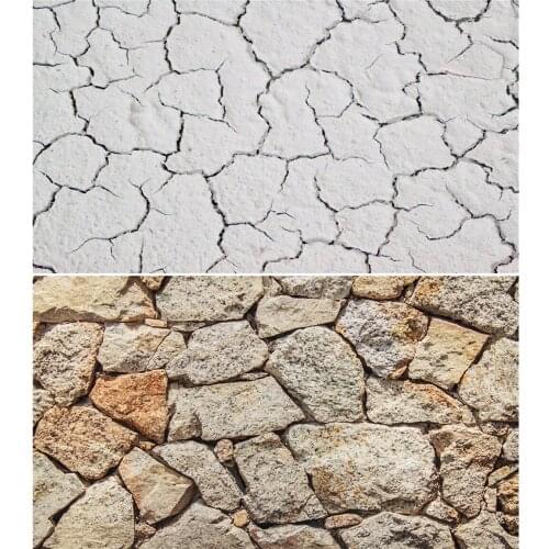 Crack Stone Soil Rock Vinyl Cloth Photography Background Backdrop Photo Props
