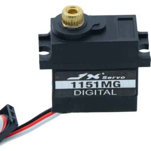 JX PDI-1151MG 3.6KG Mini Coreless Waterproof 120° Digital Servo For RC Models