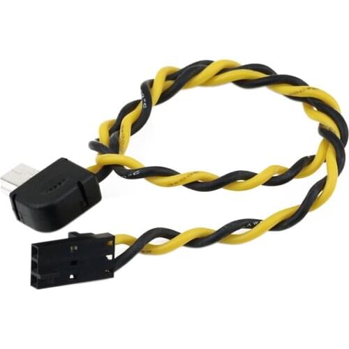 1pcs LS4G Gopro Hero3 USB 90 Degree Connector to AV Video Output Cable FPV Hero 3