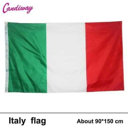 3ft x 5ft Italy Polyester Flags Home Decoration flag banner Italian Flag Flying Flag No Flagpole 90*150cm