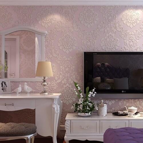 3d Papel de parede European Damask 3d wallpaper rolls for livinging room 3d wall paper background 3d vinyl wallcoverings