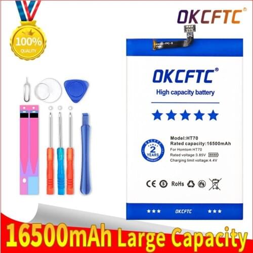 OKCFTC HT70 16500mAh Battery for HOMTOM HT70 Batteries