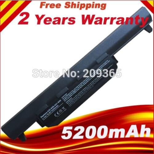 6cell laptop battery A32-K55 A33-K55 A41-K55 for Asus X55U X55V X55VD X75 X75A X75V X75VD k55