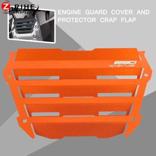 FOR 890 ADVENTURE 2020-2021 Motorcycle Accessories For 790 ADVENTURE S Engine Guard Cover And Protector Crap Flap Parts