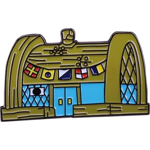 LT610 Anime House Enamel Pins Brooches Woman Men Backpack Bags Badge Fashion Lapel Jewelry Kids Friends Birthday Gifts