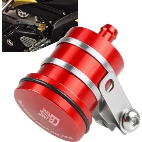 FOR HONDA CB400F CB 400F 2013 2014 2015 2016 Universal Motorcycle Rear Brake Fluid Reservoir Clutch Tank Oil Fluid Cup Cover