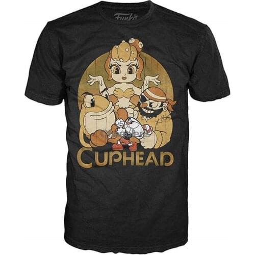 Funko Pop! Tees Cuphead and Bosses Adult T-Shirt - XL Black