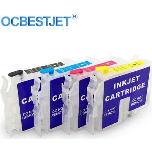 4 Colors/Set T0321 T0422 T0423 T0424 Refillable Ink Cartridge For Epson C70 C80 C82 CX5100 CX5200 CX5300 CX5400 Printer