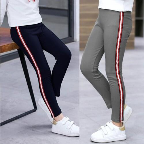 2020 Summer Sport Leggings Baby Cotton Candy Color Pantyhose Kids Girls Ribbed Stockings Solid Leggings Girls Size 2-10 Years