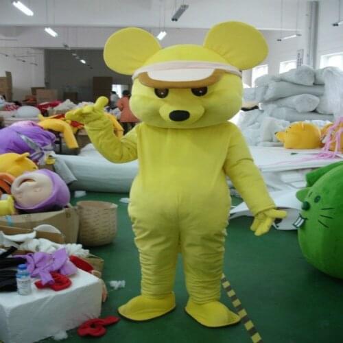 Mouse Cartoon Character Costume Cosplay Mascot Fancy Dress Cute Furry Suit Party Game Fursuit Outfit Carnival Halloween Xmas Ad