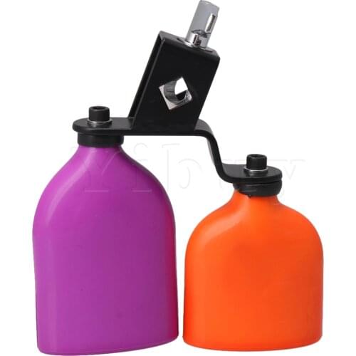 Yibuy Drum Block Set Plastic 10mm Diameter Latin Percussion Block Drum Musical Instrument Kit Drums & Percussion