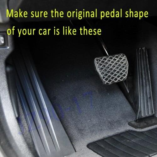 Non-Drilling Gas Fuel Brake Footrest Pedal Plate Pad AT Plate For BMW New 5 6 7 Series X3 X4 Z4 Accessories