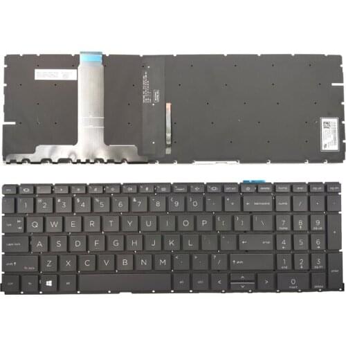 New For HP ProBook 450 G8 455 G8 Series Laptop Keyboard US Black With Backlit Without Frame