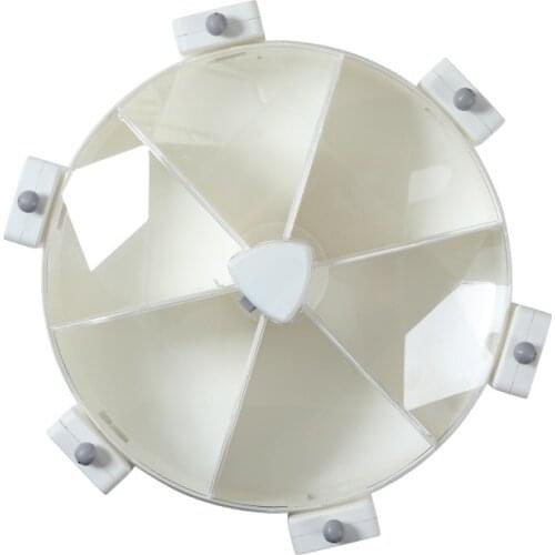 New Cereal Dispenser Plastic Clear Wall Mounted Divided Rice Dry Food Container Storage Organizer for Home Kitchen